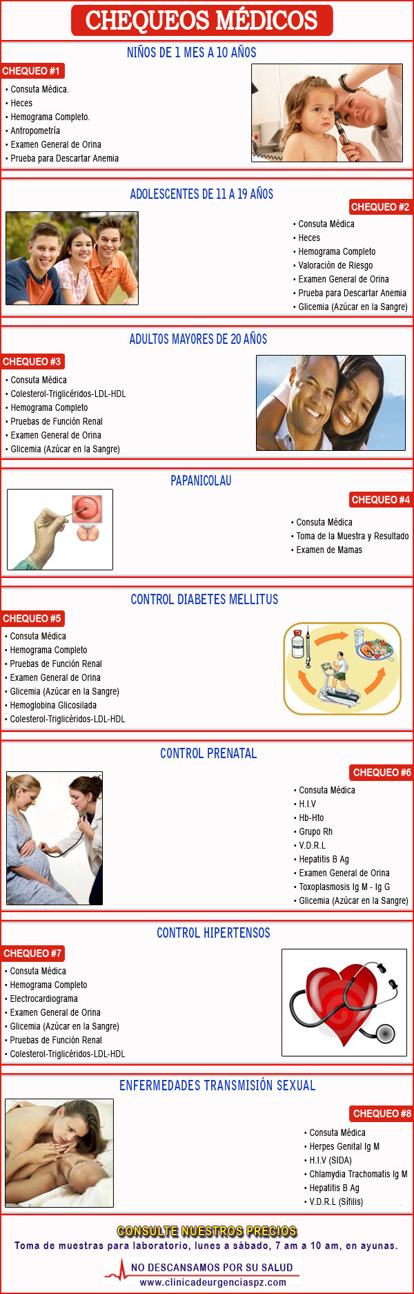 Promoción Chequeos Médicos